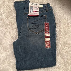 NWT; Seven7 high rise skinny jeans